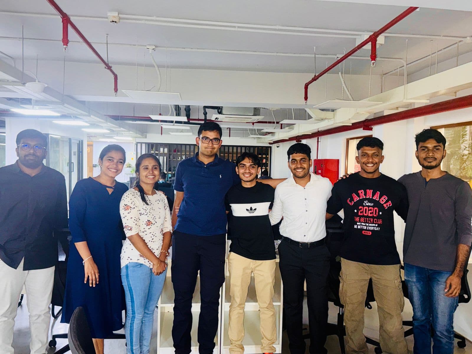 Rian with the NCINGA Data Science team in Colombo